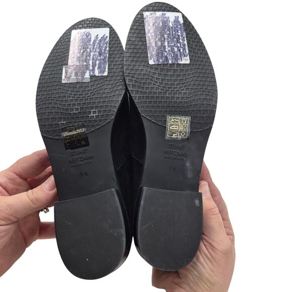 NEW Stuart Weitzman Lowland over-the-knee boots in black stretch suede. SIZE 5.5 - Picture 6 of 8